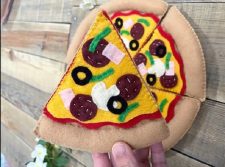 pizza felt food